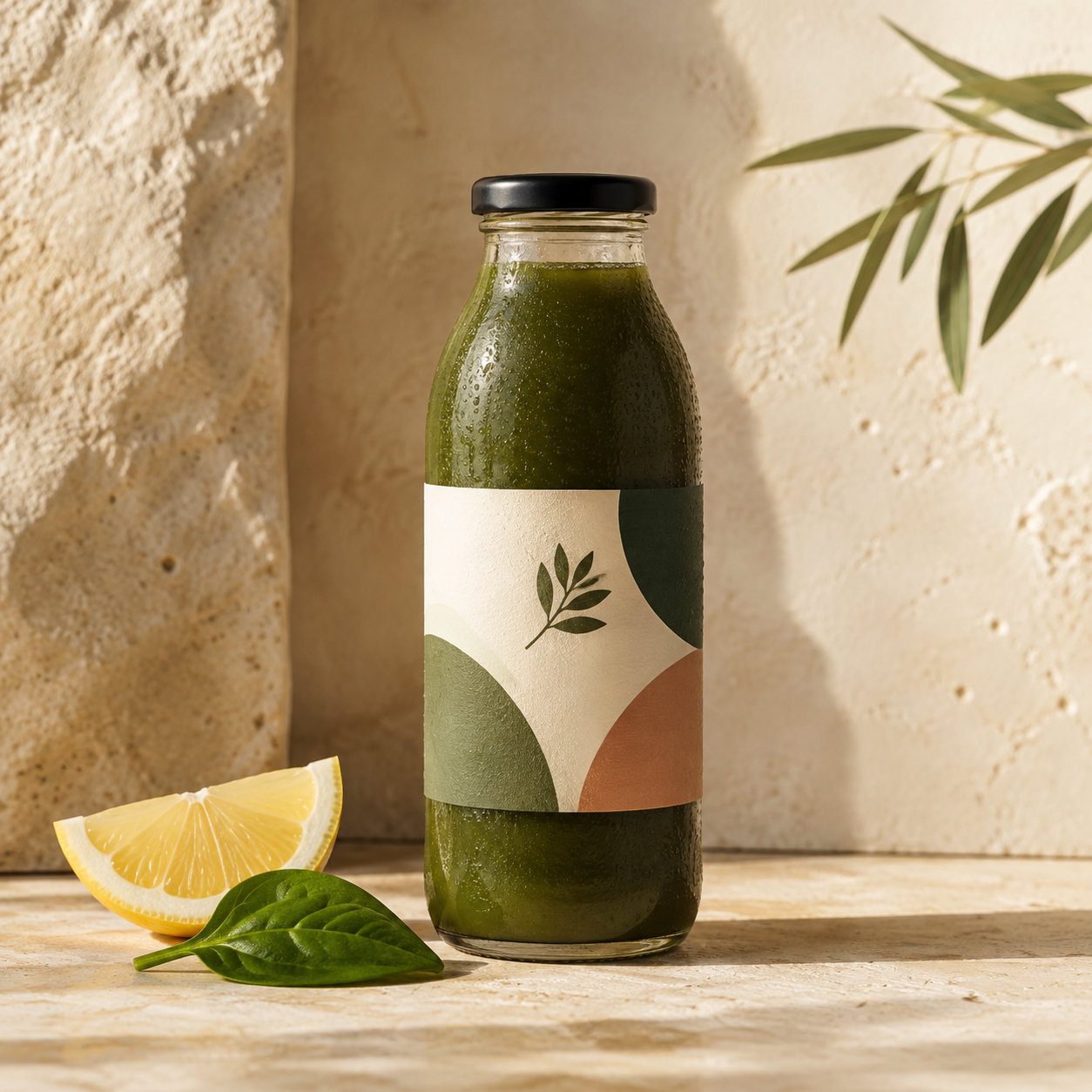 Illustrated packaging of Detox Wellness Drink